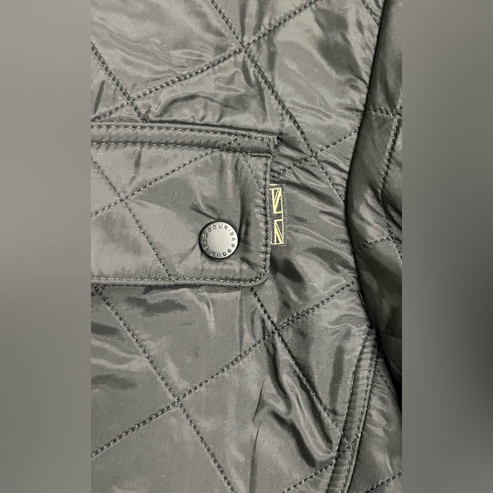 Barbour International Black Ariel Polarquilt Quilted Jacket—Mens XXL* - Picture 7 of 10